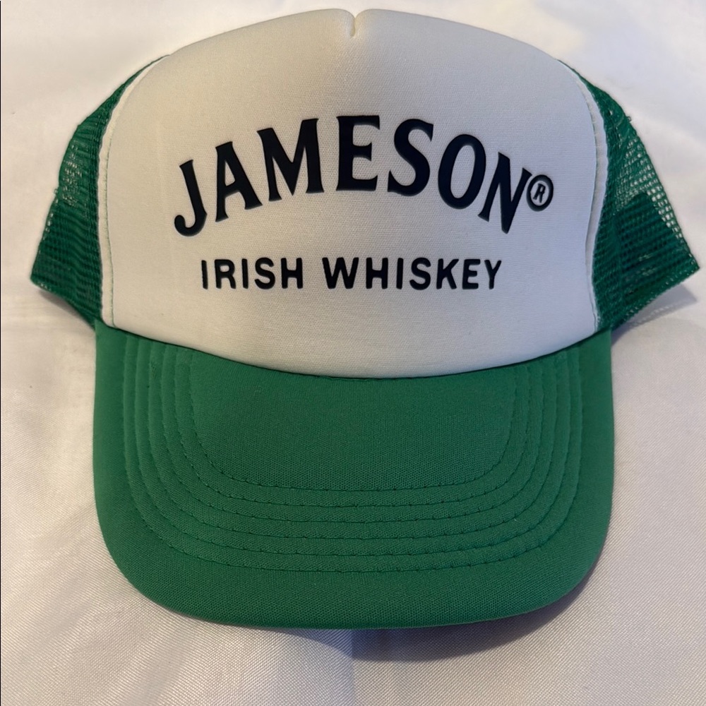Green and White Trucker Hat